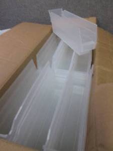 Case of 36 Clear Shelf Bins 11 58x...