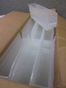 Case of 36 Clear Shelf Bins 11 58x...