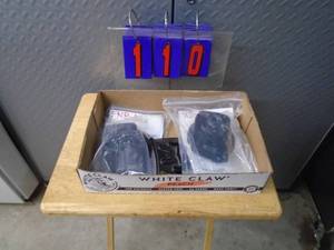 2 holsters. As shown.