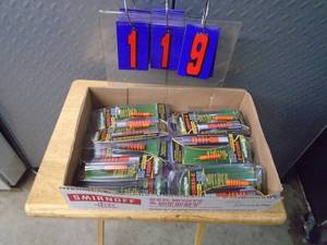 Flat of rifle, shotgun & pistol cleaners. As shown.
