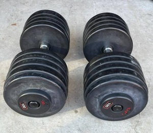 lot 24 image: GPI 100lbs. Dumbbells