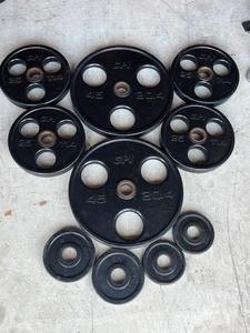 lot 32 image: GPI Rubber Weight Plates Lot