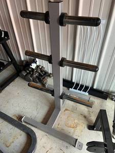 lot 34 image: Cybex Weight Lifting Plate Rack (Model 5491-90)