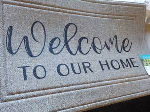 Welcome to our Home 18 x 30 Floor Mat