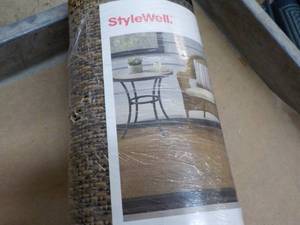 Stylewell IndoorOutdoor 5 x 7 ft Rug- Border BlackBrown