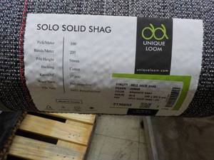 Unique Loom Solo Solid Shag 8 x 10 ft Area Rug