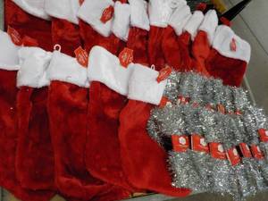 Holiday Stockings Tinsel and more