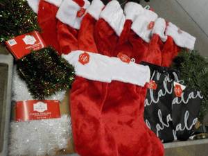 Holiday Stockings Tinsel and more...