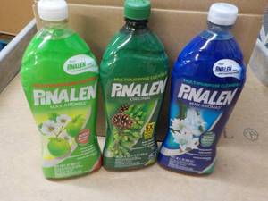3 Pinalen 28 oz Bottles Multi Purpose Cleaner- 1 each Fruit Blossom. Original, and Ocean Breeze