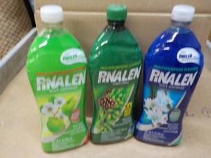 3 Pinalen 28 oz Bottles Multi Purpose Cleaner- 1 each Fruit Blossom. Original, and Ocean Breeze