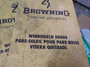 3 Browning Windshield Shades...