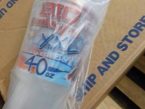 Case Big Daddys XXL 40 oz Plastic Glasses - 490 per case