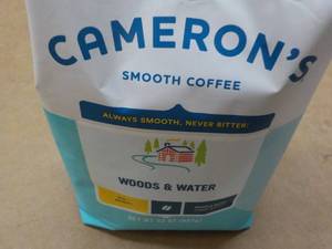 32 oz Bag Camerons Woods and Water Whole Bean Light Roast Coffee