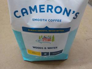 32 oz Bag Camerons Woods and Water Whole Bean Light Roast Coffee