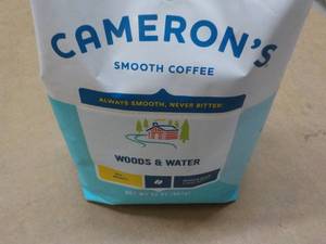 32 oz Bag Camerons Woods and Water Whole Bean Light Roast Coffee