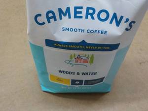 32 oz Bag Camerons Woods and Water Whole Bean Light Roast Coffee