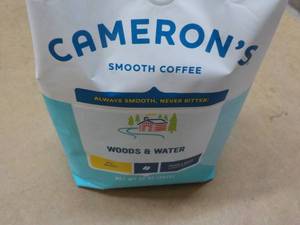 32 oz Bag Camerons Woods and Water Whole Bean Light Roast Coffee