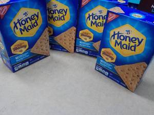 4 Boxes Honey Maid Graham Crackers 14.4 oz Boxes best date 082023