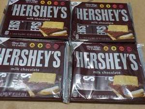 4 pkgs Hersheys Full Size Candy Bars- 6 each