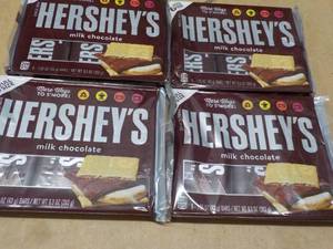 4 pkgs Hersheys Full Size Candy Bars- 6 each