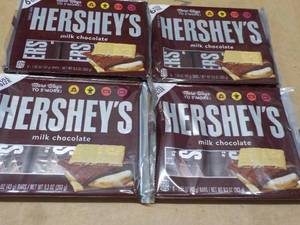 4 pkgs Hersheys Full Size Candy Bars- 6 each