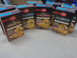 8 Boxes Betty Crocker Potatoes Meals - 2 each Julienne, Cheesy Scalloped, Scalloped, and Au Gratin best date 07262023