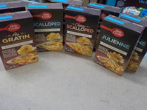 8 Boxes Betty Crocker Potatoes Meals - 2 each Julienne, Cheesy Scalloped, Scalloped, and Au Gratin best date 07262023