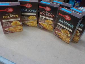 8 Boxes Betty Crocker Potatoes Meals - 2 each Julienne, Cheesy Scalloped, Scalloped, and Au Gratin best date 07262023