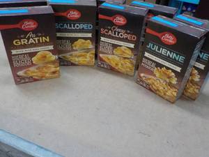 8 Boxes Betty Crocker Potatoes Meals - 2 each Julienne, Cheesy Scalloped, Scalloped, and Au Gratin best date 07262023