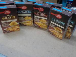 8 Boxes Betty Crocker Potatoes Meals - 2 each Julienne, Cheesy Scalloped, Scalloped, and Au Gratin best date 07262023