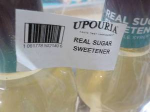 2 Upouria Real Sugar Sweetener 25.4 oz bottles