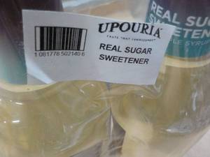 2 Upouria Real Sugar Sweetener 25.4 oz bottles