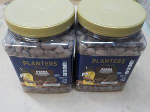 2 - 2 lb. 5 oz jars Planters Deluxe Cocoa Almonds