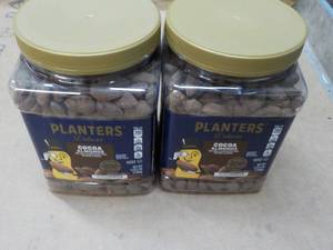 2 - 2 lb. 5 oz jars Planters Deluxe Cocoa Almonds