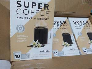 60 Super Coffee Vanilla Positive and Energy Recyclable Brew Cups