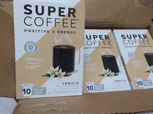 60 Super Coffee Vanilla Positive and Energy Recyclable Brew Cups