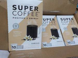 60 Super Coffee Vanilla Positive and Energy Recyclable Brew Cups