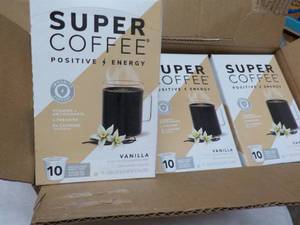 60 Super Coffee Vanilla Positive and Energy Recyclable Brew Cups
