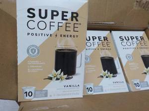 60 Super Coffee Vanilla Positive and Energy Recyclable Brew Cups