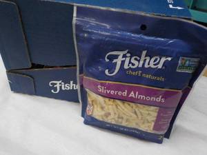 7 - 10 oz Bags Fischer Slivered Almonds- past best date