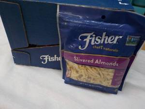 7 - 10 oz Bags Fischer Slivered Almonds- past best date