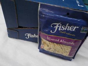 7 - 10 oz Bags Fischer Slivered Almonds- past best date