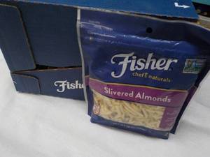 7 - 10 oz Bags Fischer Slivered Almonds- past best date
