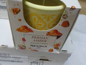 12 Persian Amber Regina Scented Candles