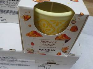 12 Persian Amber Regina Scented Candles