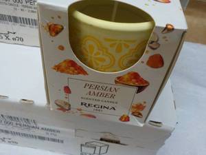 12 Persian Amber Regina Scented Candles