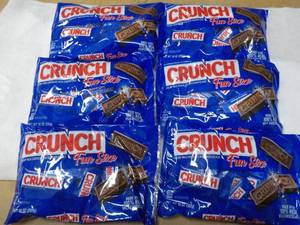 6 - 10 oz Bags Crunch Fun Size Bars...