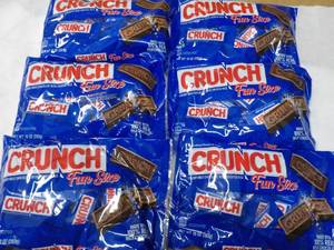 6 - 10 oz Bags Crunch Fun Size Bars...