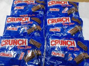 6 - 10 oz Bags Crunch Fun Size Bars...