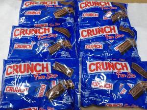 6 - 10 oz Bags Crunch Fun Size Bars...
